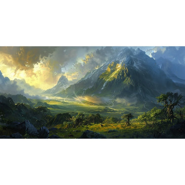 Acrylic Canvas of a Landscape